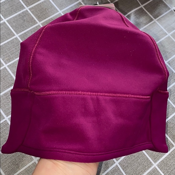 Lululemon Run for It All Beanie in Deep Fuschia